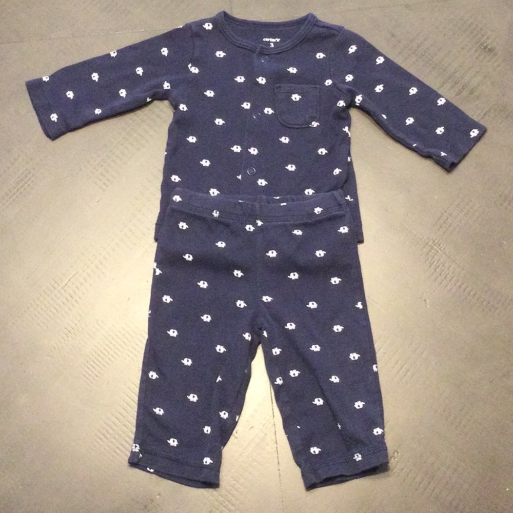 Carter’s Two Piece Button Up Pajama Set